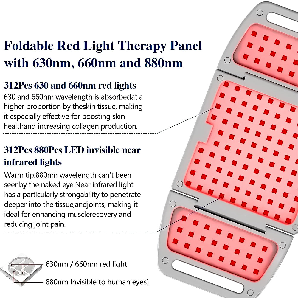 RAYTONE ReGen FLEXOR – Foldable Red Light Therapy Device for Joint Pain Relief