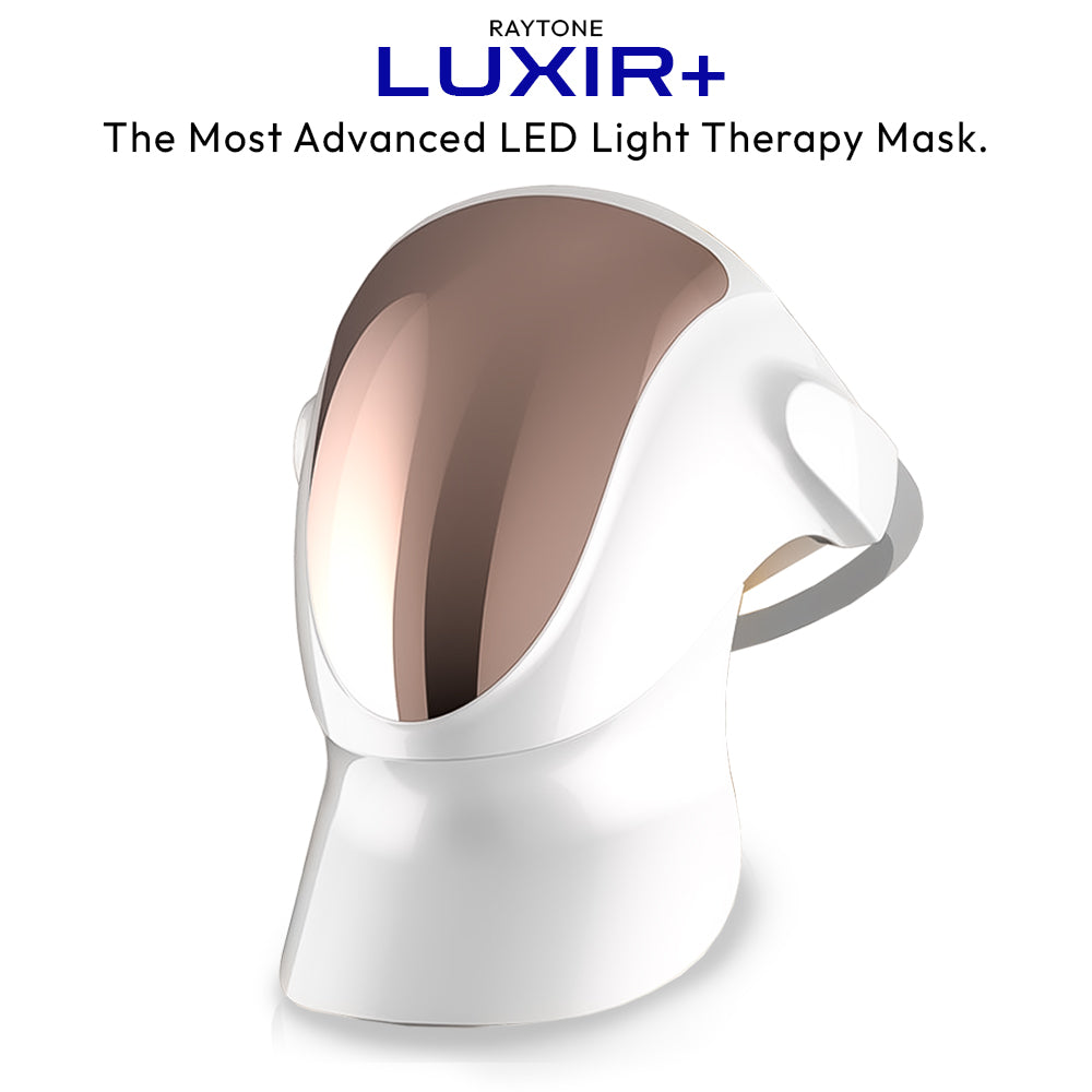 RAYTONE ReGen LUXIR+ LED Light Therapy Mask – 4-Color Photon Facial & Neck Mask