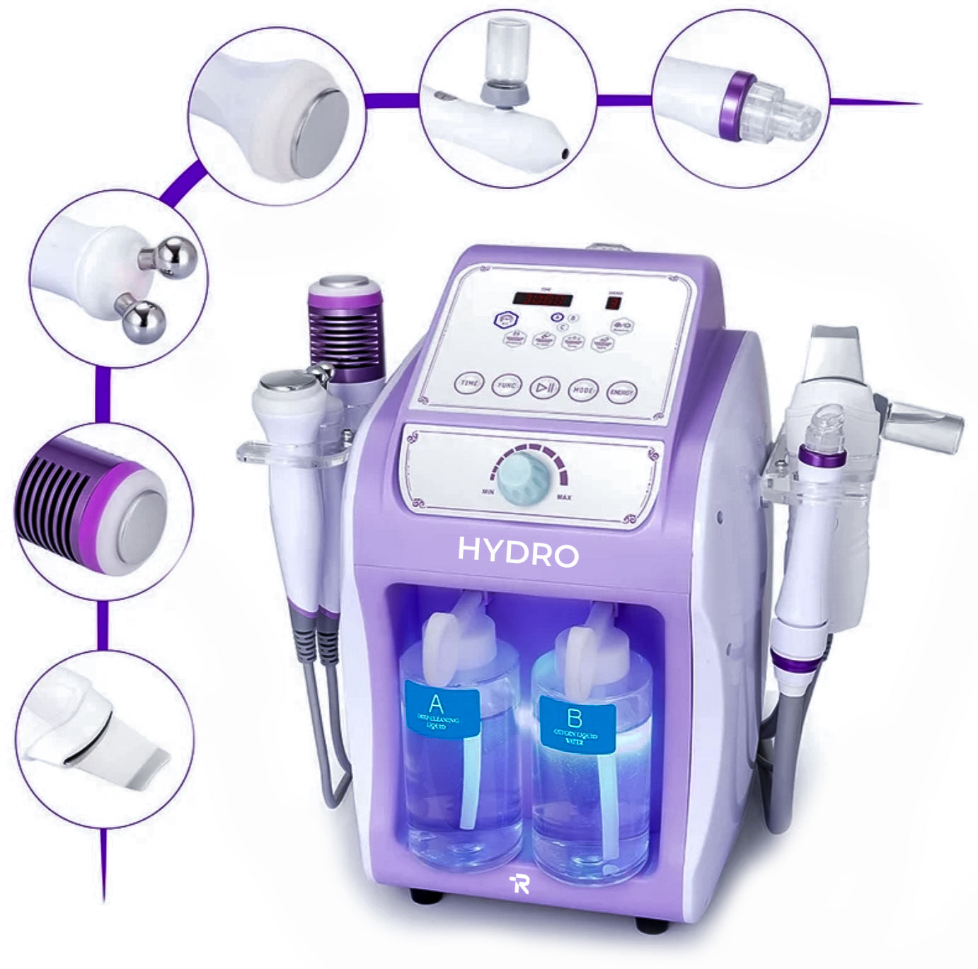 RAYTONE HYDRO 6 – 6-in-1 Hydrodermabrasion Facial System
