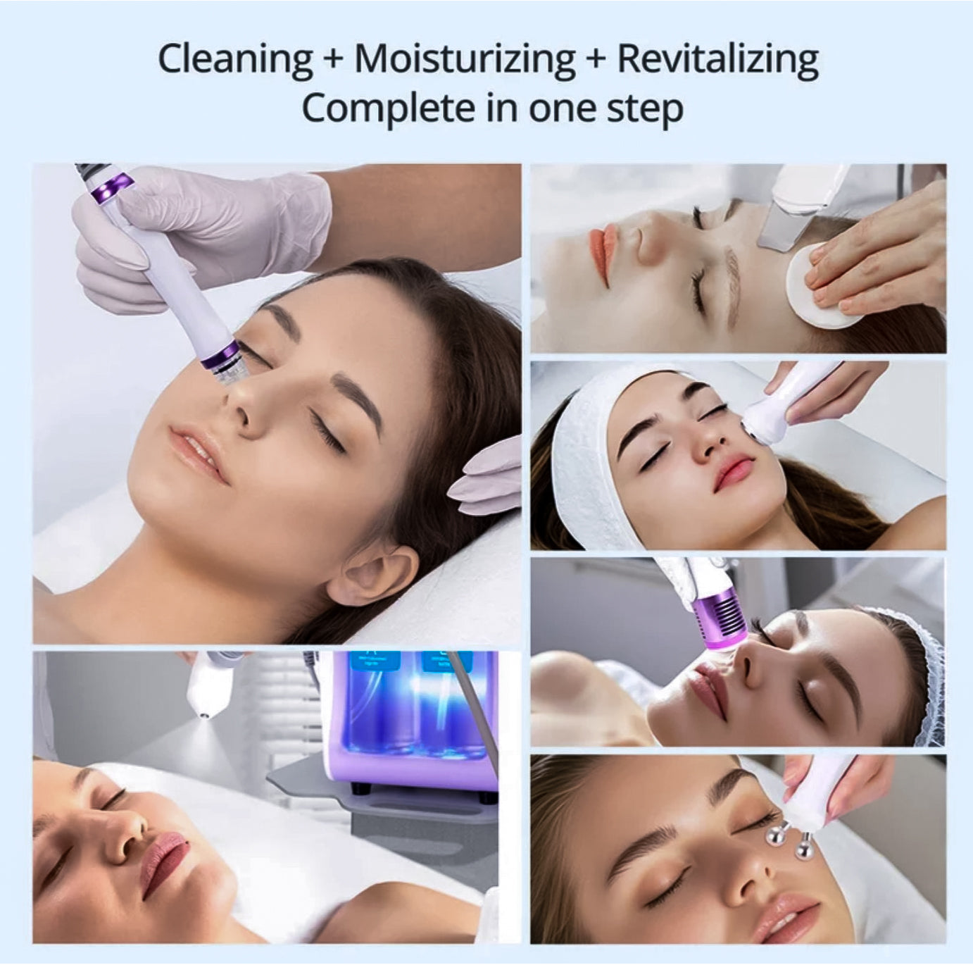 RAYTONE HYDRO 6 – Professional 6-in-1 Hydrodermabrasion Facial System