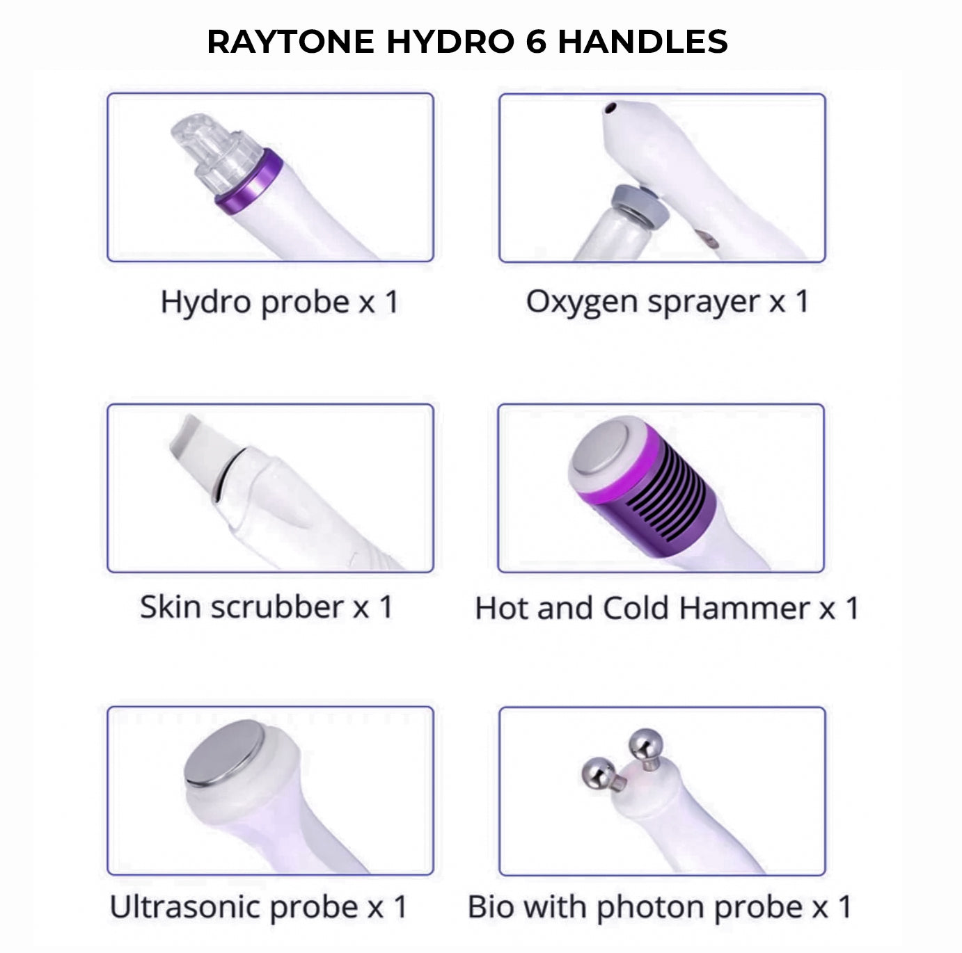 RAYTONE HYDRO 6 – 6-in-1 Hydrodermabrasion Facial System