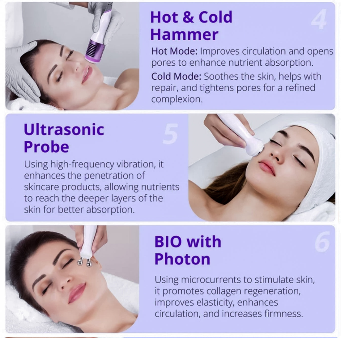 RAYTONE HYDRO 6 – 6-in-1 Hydrodermabrasion Facial System