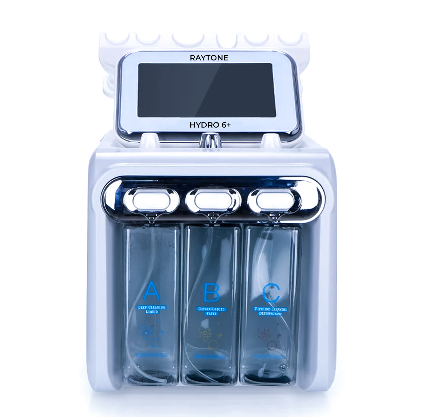 RAYTONE HYDRO 6 PLUS – Professional Compact & Portable 6-in-1 Hydrodermabrasion Facial System