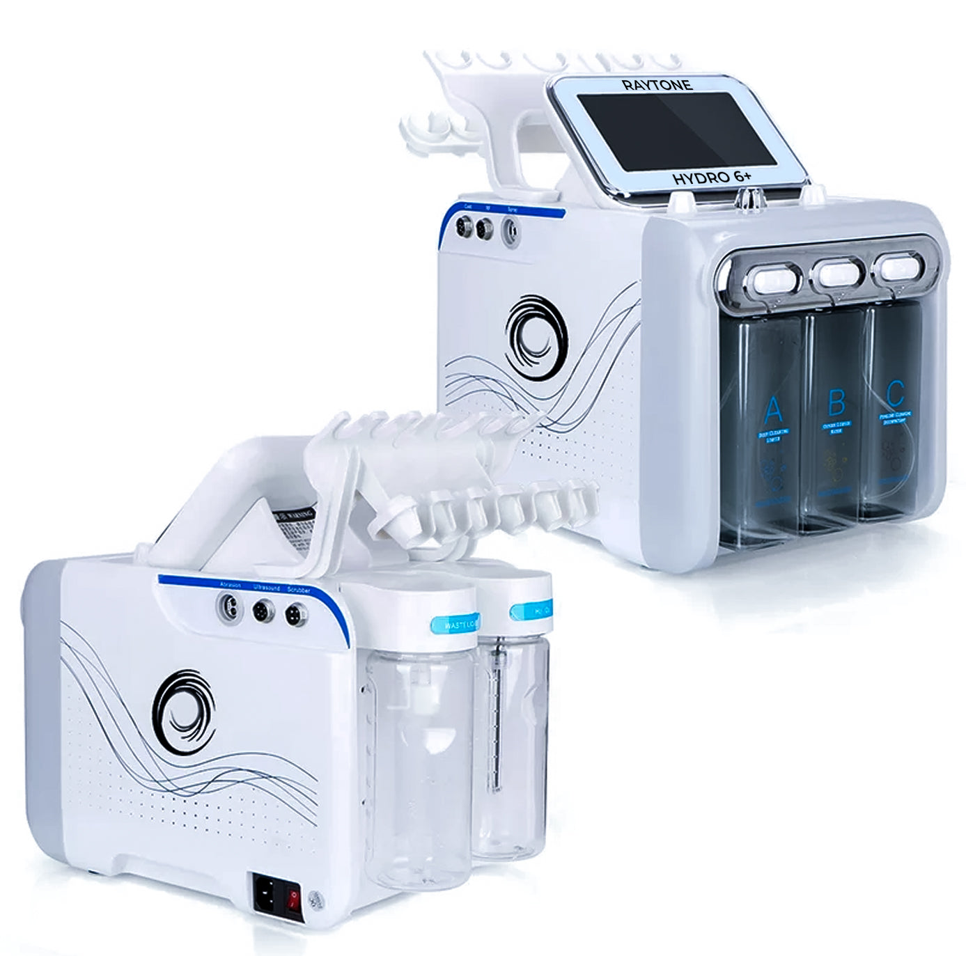 RAYTONE HYDRO 6 PLUS – Professional Compact & Portable 6-in-1 Hydrodermabrasion Facial System