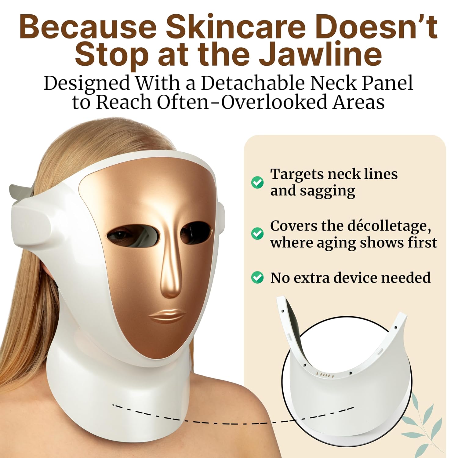 RAYTONE ReGen LUXIR LED Light Therapy Mask – 3-Color PDT Skin Rejuvenation
