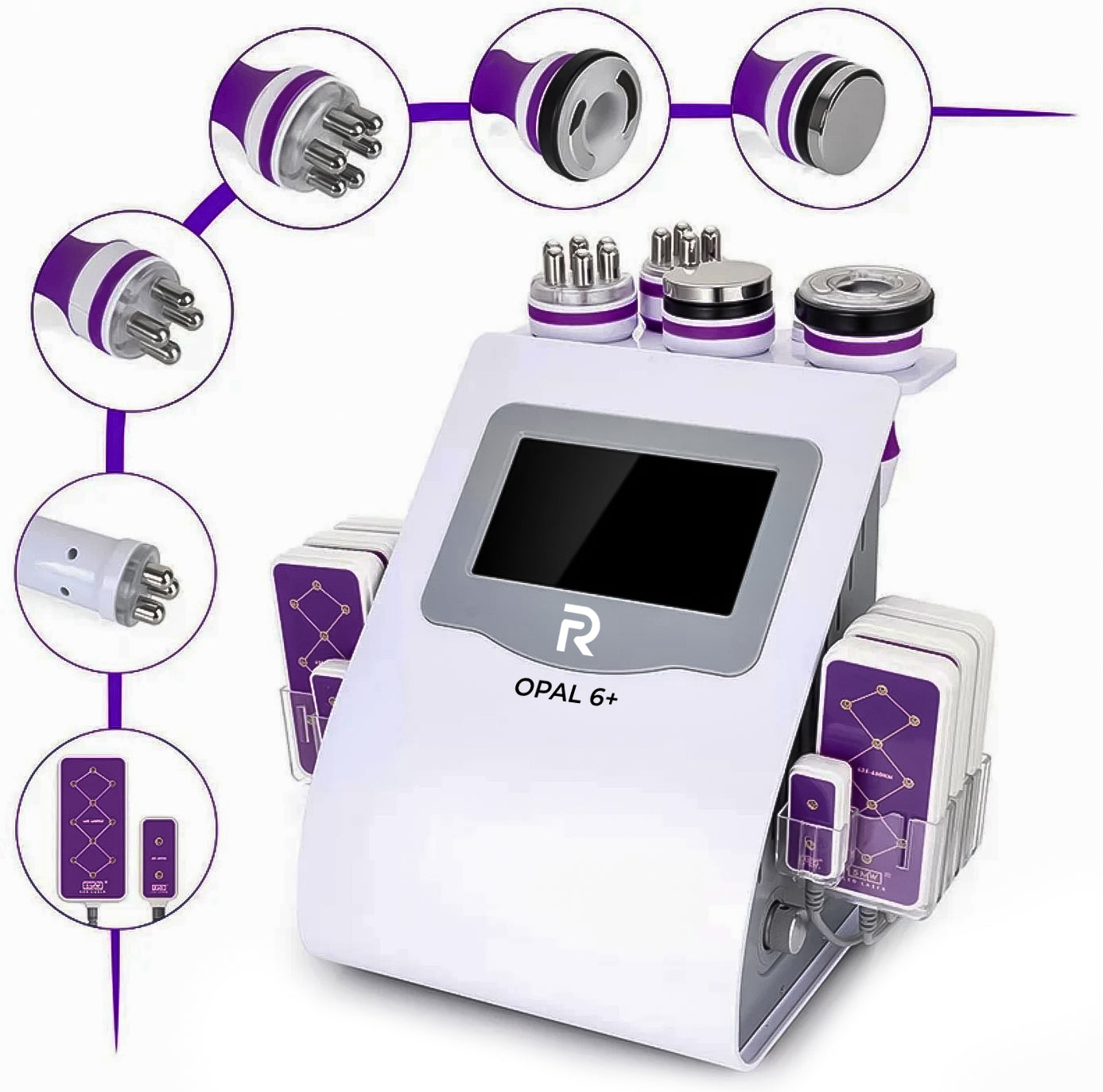 RAYTONE OPAL 6 PLUS - 6 In 1. 40KHZ Cavitation Ultrasonic Contouring System.