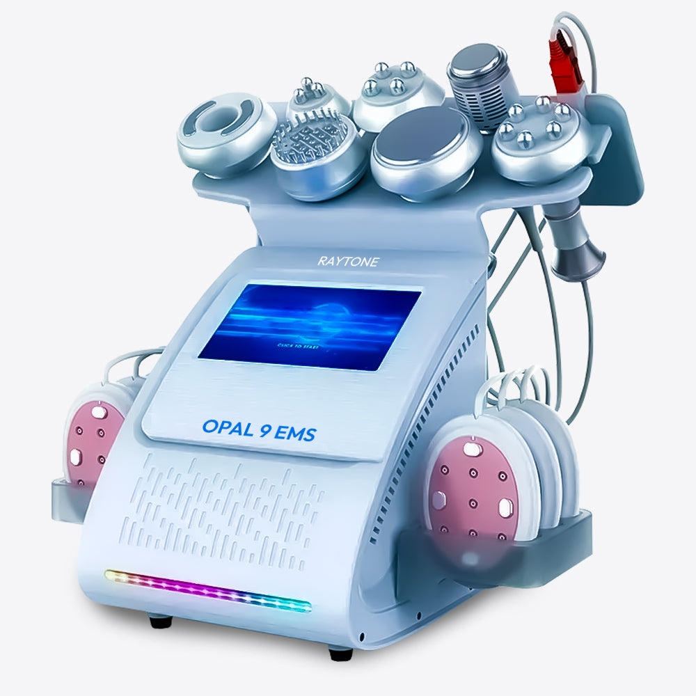 RAYTONE OPAL 9 EMS • 80K Professional Lipo Cavitation Ultrasonic Vacuum 9 in 1 Slimming + EMS Machine