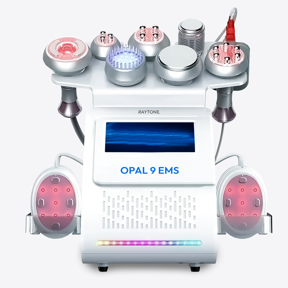 RAYTONE OPAL 9 EMS • 80K Professional Lipo Cavitation Ultrasonic Vacuum 9 in 1 Slimming + EMS Machine