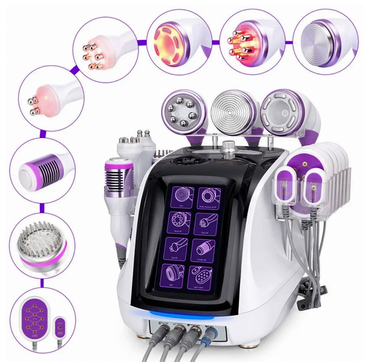 RAYTONE OPAL 9 MAX - Professional 9 In 1 - 40KHZ Cavitation Ultrasonic Body Contouring System