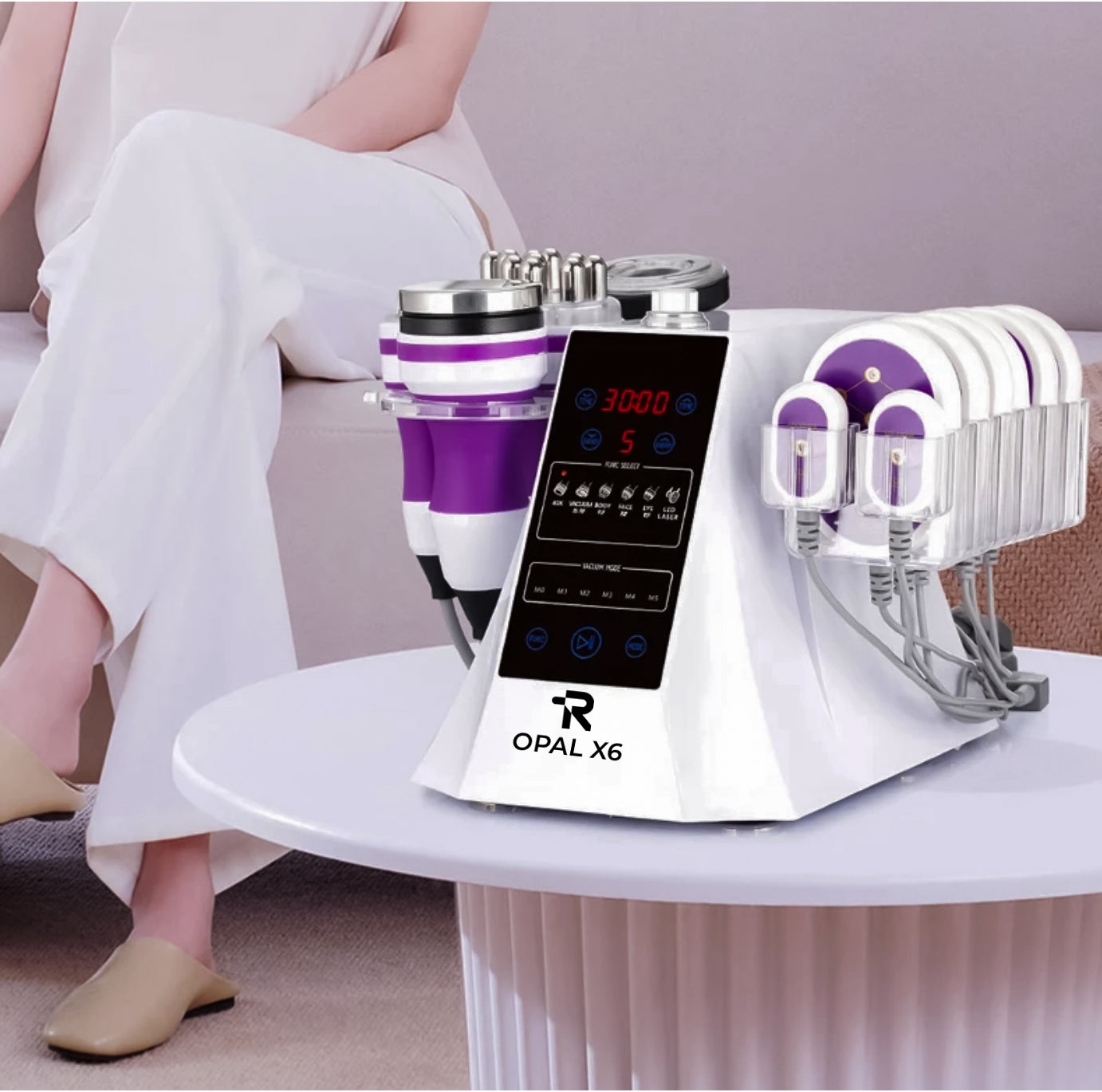 RAYTONE OPAL X6 – Professional Lipo Body Sculpting System Ultrasonic Cavitation Machine