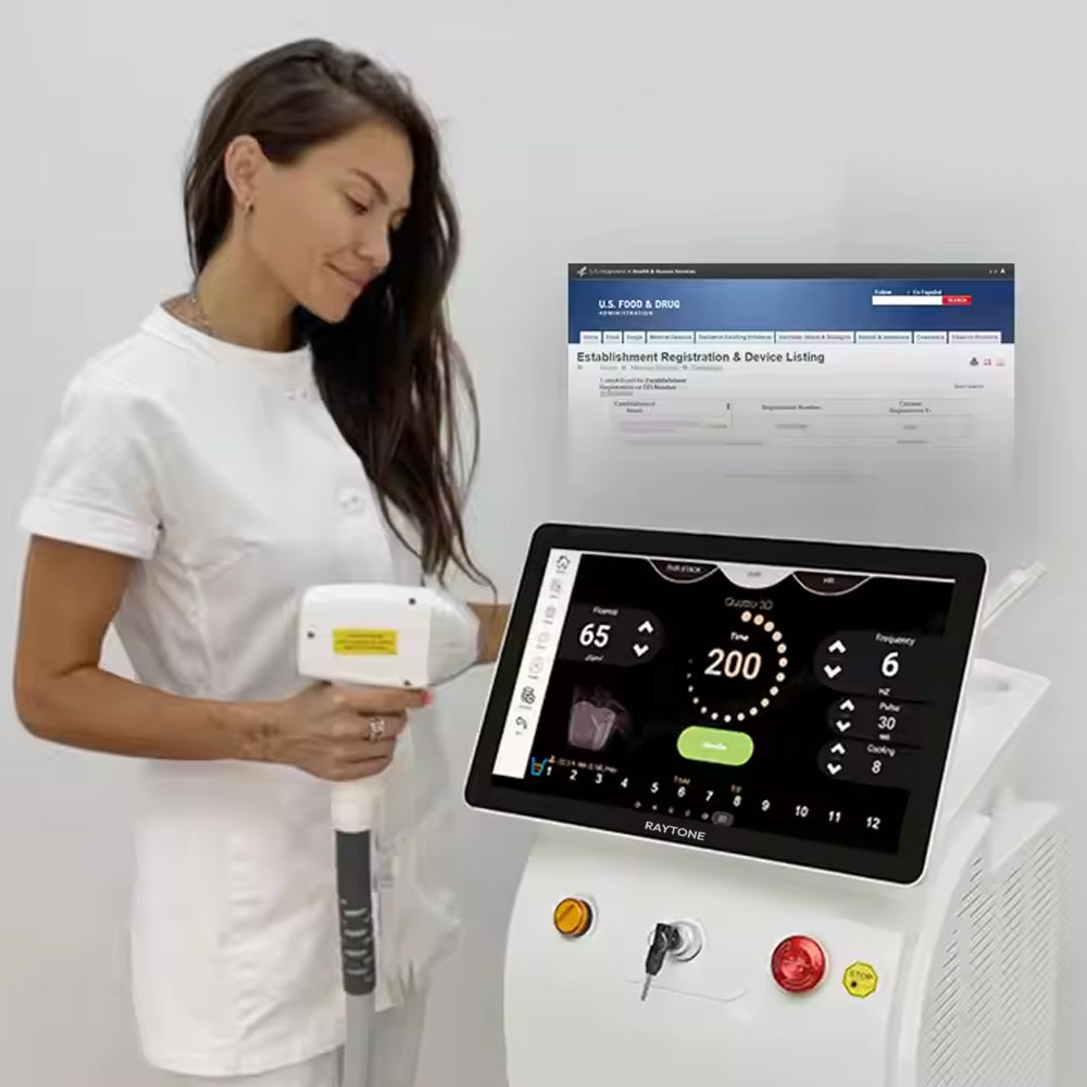  RAYTONE PALLADIUM – High Power Ice Hair Removal & ND YAG Laser