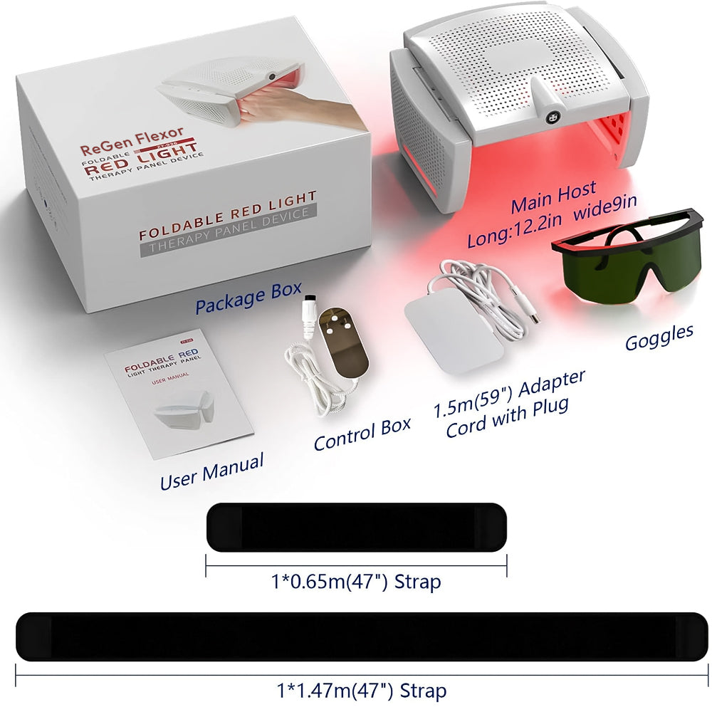 RAYTONE ReGen FLEXOR – Foldable Red Light Therapy Device for Joint Pain Relief