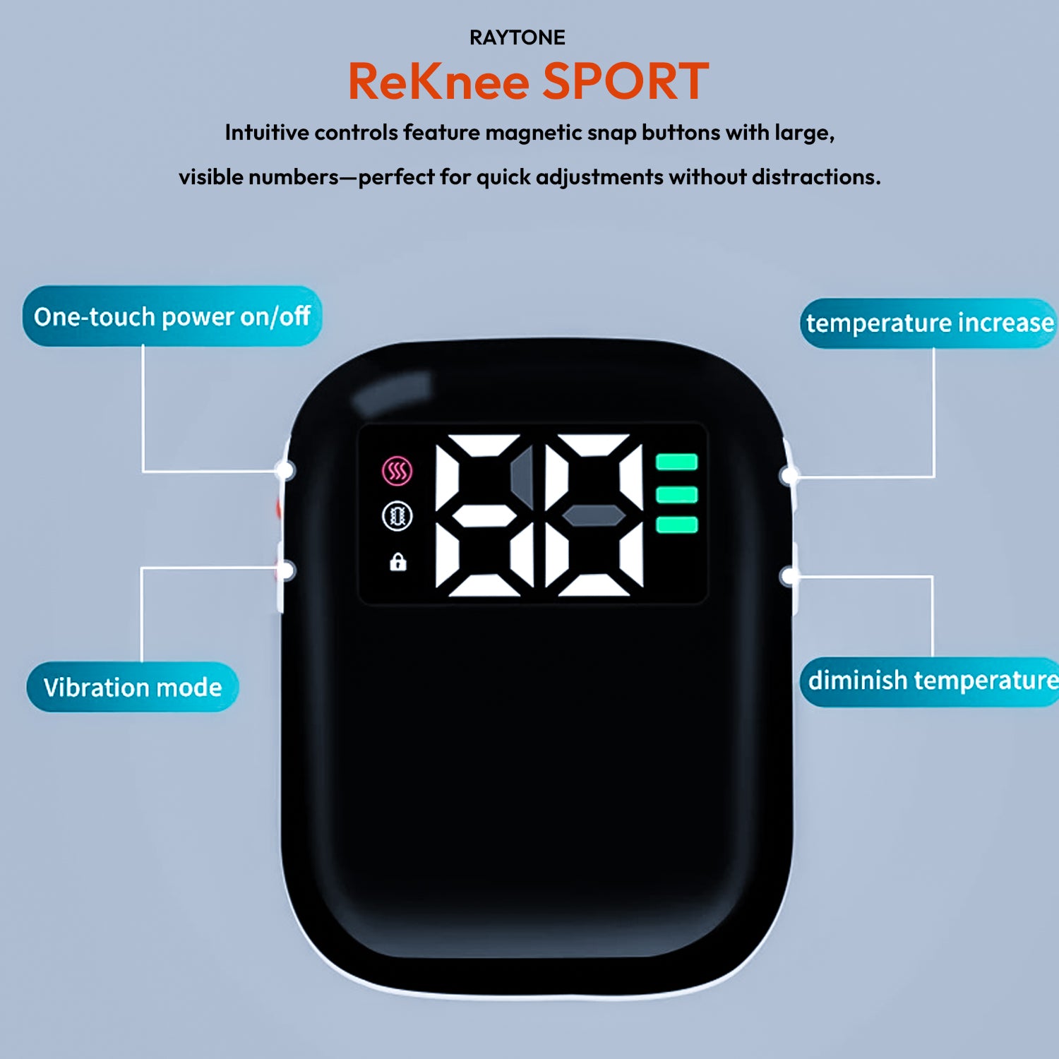 RAYTONE ReKnee SPORT – Advanced Red Light Knee Therapy Pad