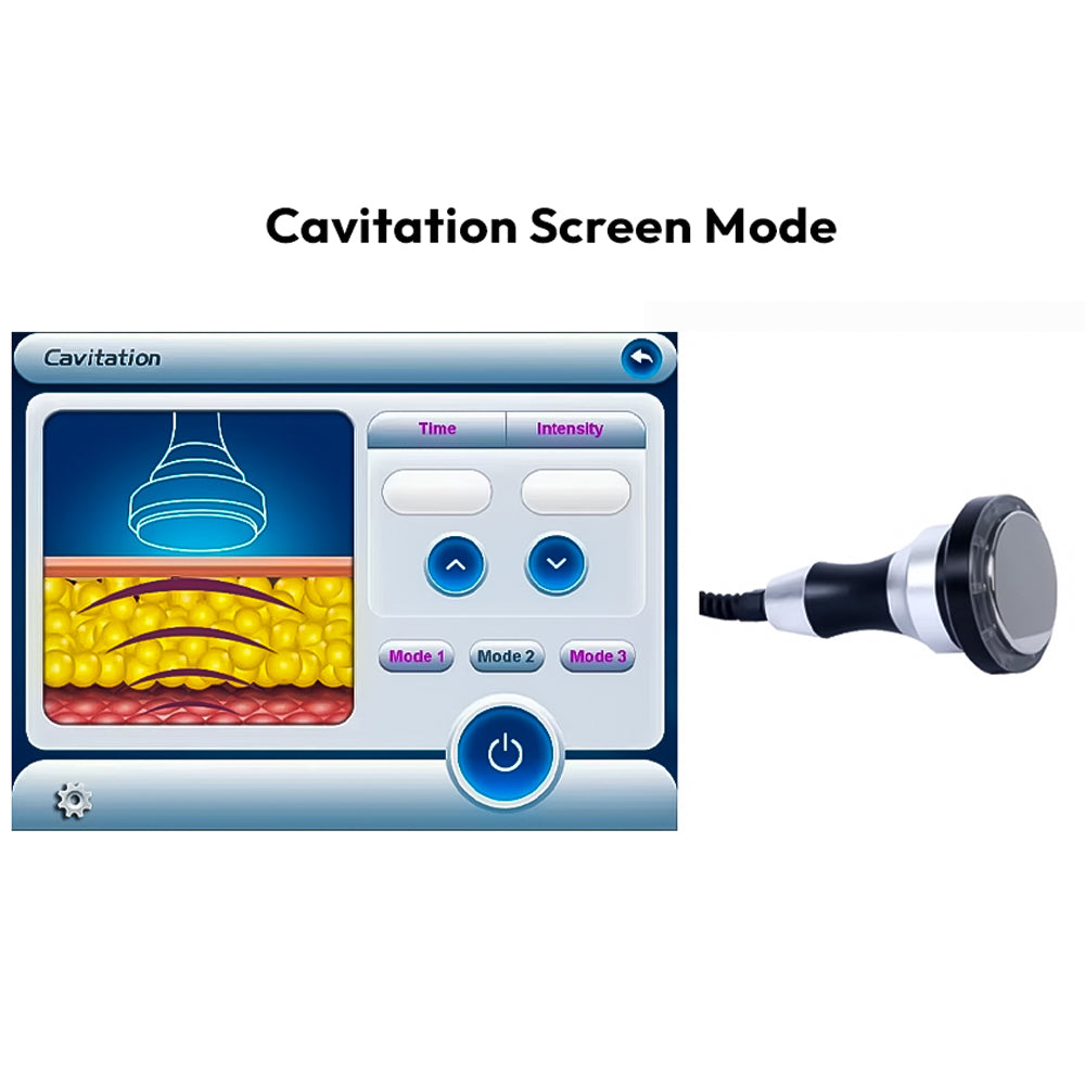 RAYTONE TRIM 4 MAX – 40KHZ 5-in-1 Slimming Roller & Cavitation Contouring Screen