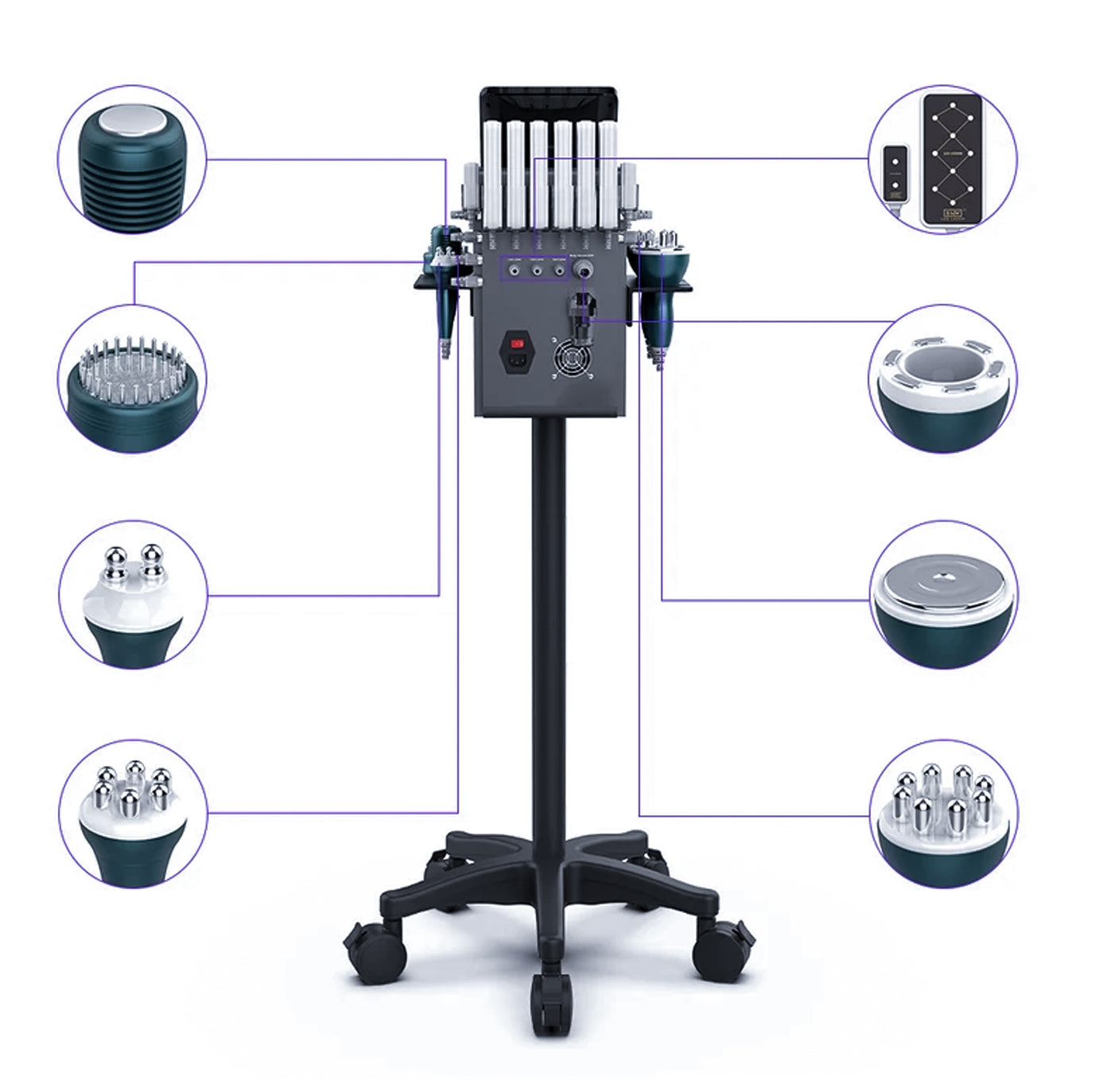 RAYTONE X-SHAPE – Professional 9-in-1 40KHZ Ultrasonic Cavitation Body Contouring & Facial Rejuvenation System