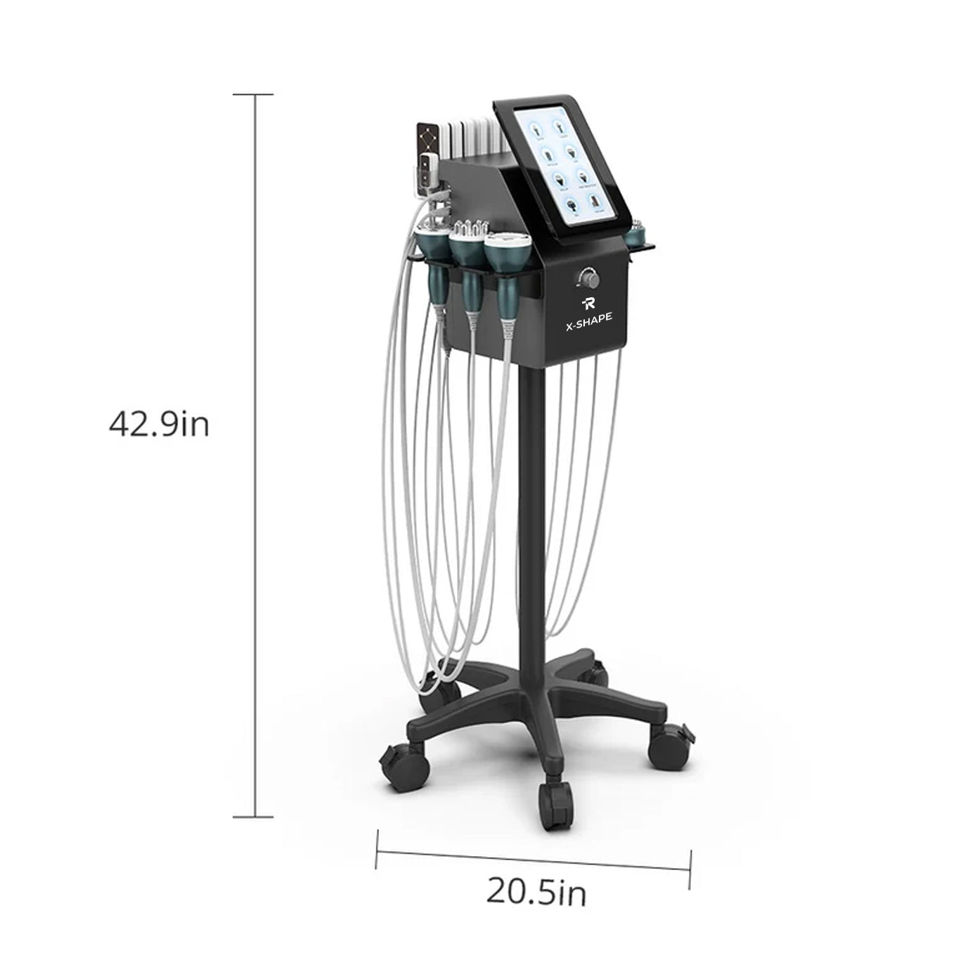 RAYTONE X-SHAPE – Professional 9-in-1 40KHZ Ultrasonic Cavitation Body Contouring & Facial Rejuvenation System