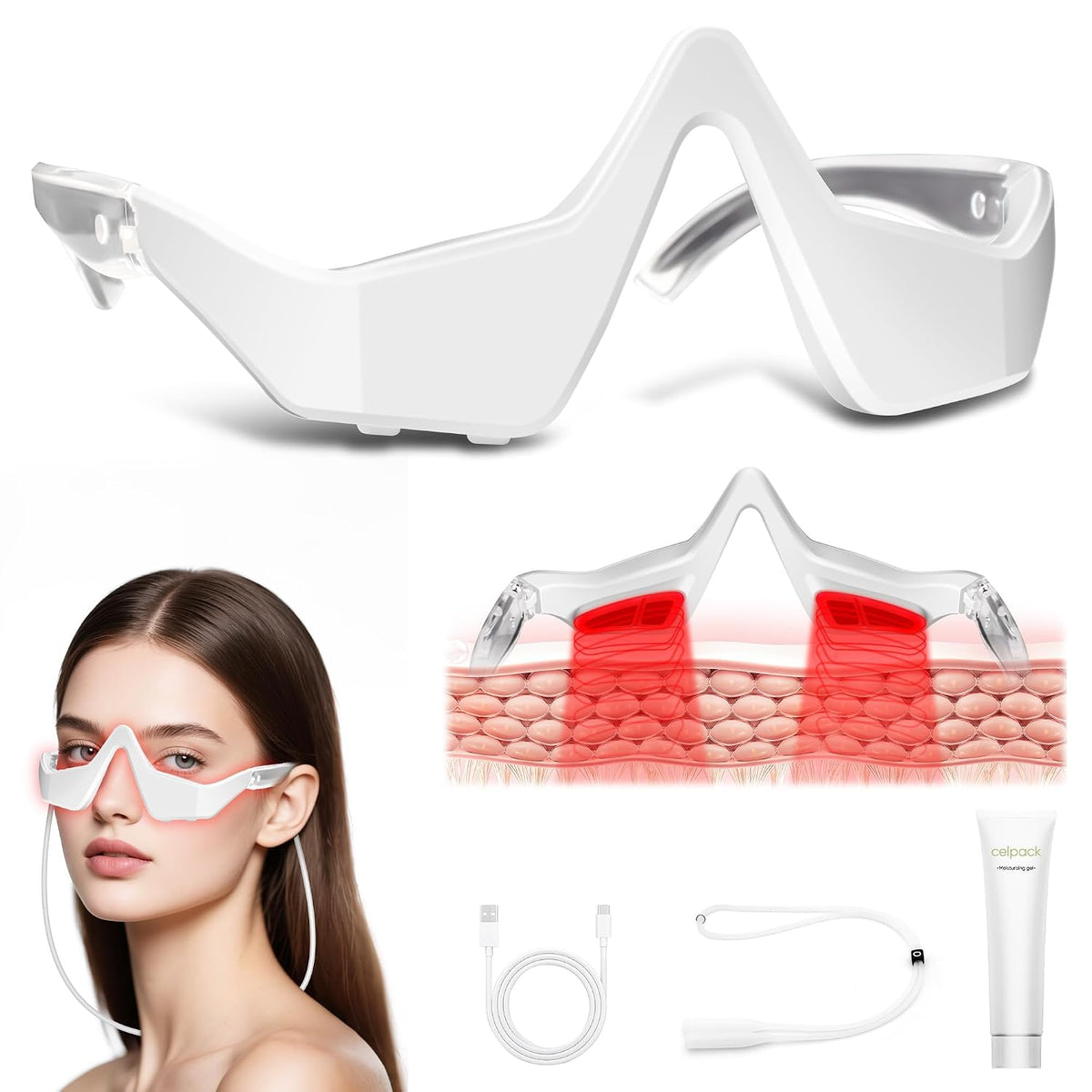 RAYTONE ReGen VISION Red Light Therapy Glasses
